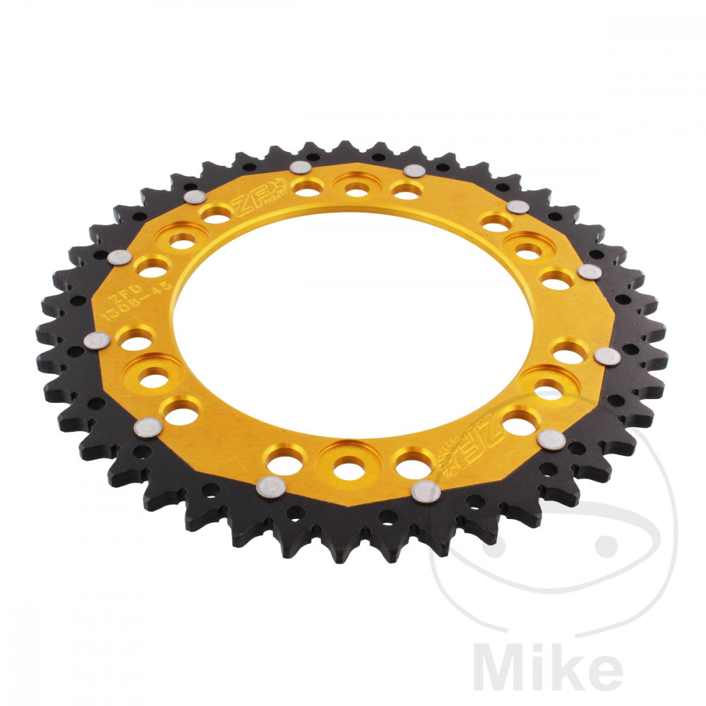 Levně ZF Sprockets rozeta Dual 45Z typ 520 zlatá ZF vnitřní průměr 134 rozteč děr 160 HONDA CBR 600 F 01-07, CBR 600 RR 03-16, CBR 600 RRA ABS 09-16, CBR