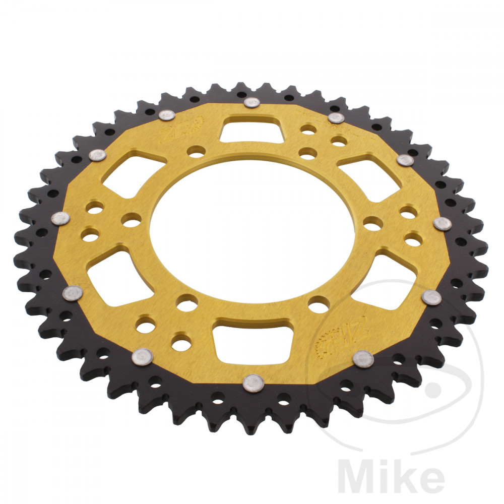 ZF Sprockets rozeta Dual 47Z typ 520 zlatá  ZF vnitřní průměr 106 rozteč děr 125 TRIUMPH BONNEVILLE 900 EFI T100 ABS 17-25, BONNEVILLE 900 EFI T100 BLACK ABS 17-21, BONNEVILLE 900 EFI T100 BUD EKINS ABS 20-21, BONNEVILLE 900 EFI T100 CHROME EDITION ABS 23