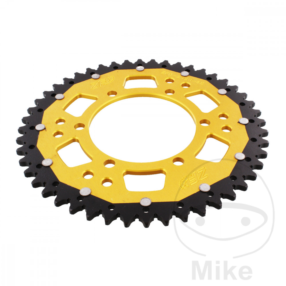 ZF Sprockets rozeta Dual 48Z typ 520 zlatá ZF vnitřní průměr 106 rozteč děr 125 TRIUMPH BONNEVILLE 900 EFI T100 ABS 17-25, BONNEVILLE 900 EFI T100 BLACK ABS 17-21, BONNEVILLE 900 EFI T100 BUD EKINS ABS 20-21, BONNEVILLE 900 EFI T100 CHROME EDITION ABS 23,