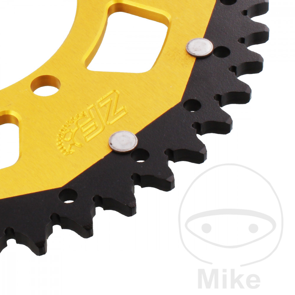 ZF Sprockets rozeta Dual 48Z typ 520 zlatá ZF vnitřní průměr 106 rozteč děr 125 TRIUMPH BONNEVILLE 900 EFI T100 ABS 17-25, BONNEVILLE 900 EFI T100 BLACK ABS 17-21, BONNEVILLE 900 EFI T100 BUD EKINS ABS 20-21, BONNEVILLE 900 EFI T100 CHROME EDITION ABS 23,