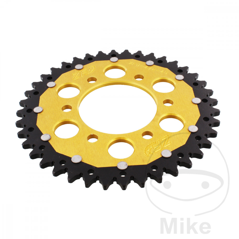 Levně ZF Sprockets rozeta Dual 40Z typ 520 zlatá ZF vnitřní průměr 080 rozteč děr 104 CFMOTO CL-X 700 HERITAGE ABS 22-25, CL-X 700 SPORT ABS 22-25, CL-X