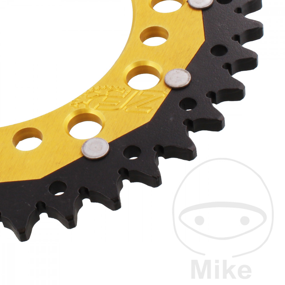 ZF Sprockets rozeta Dual 40Z typ 520 zlatá ZF vnitřní průměr 110 rozteč děr 130 KAWASAKI EL 250 ELIMINATOR 88-95, ELIMINATOR 500 24-25, ER 500