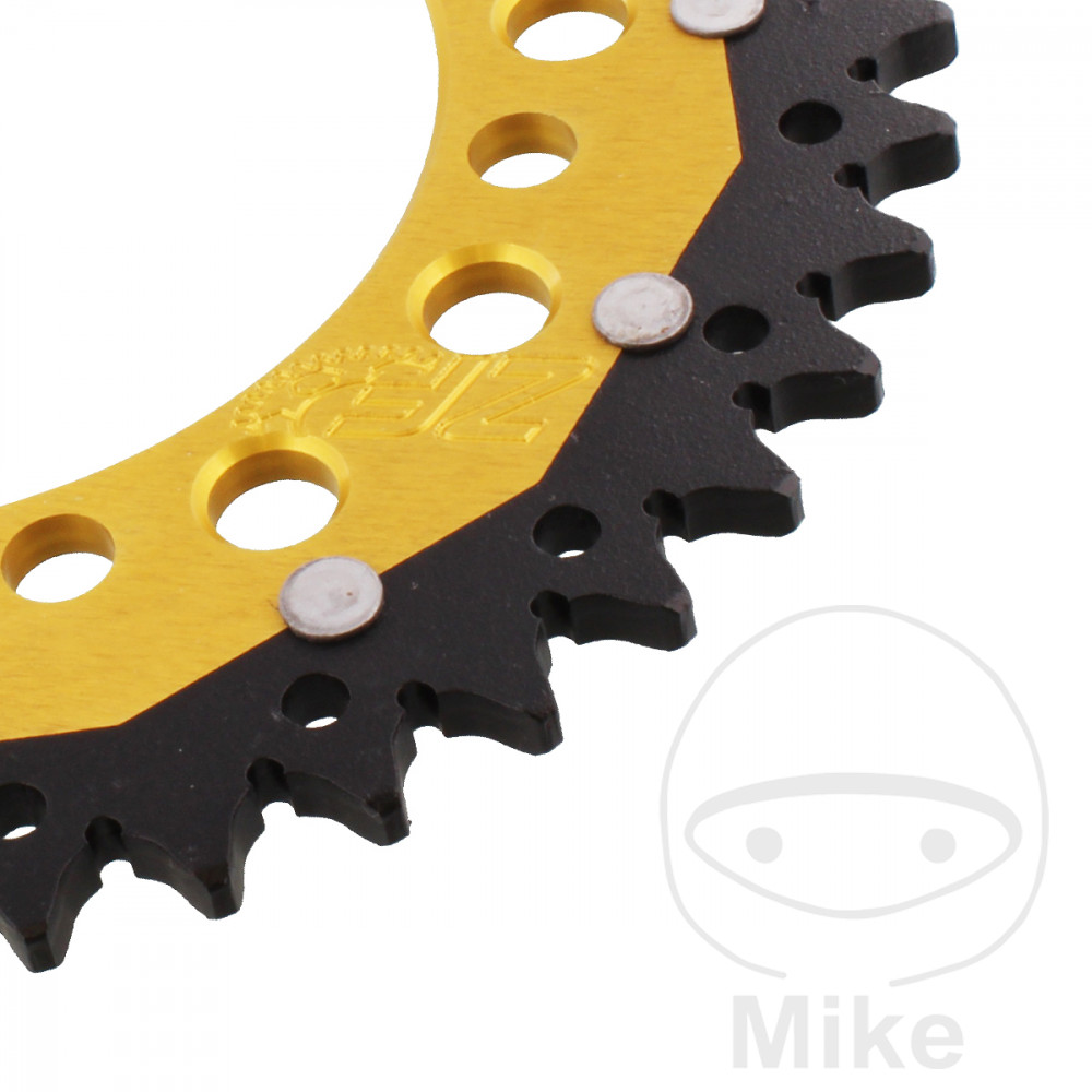 ZF Sprockets rozeta Dual 41Z typ 520 zlatá ZF vnitřní průměr 110 rozteč děr 130 KAWASAKI EL 250 ELIMINATOR 88-95, ELIMINATOR 500 24-25, ER 500