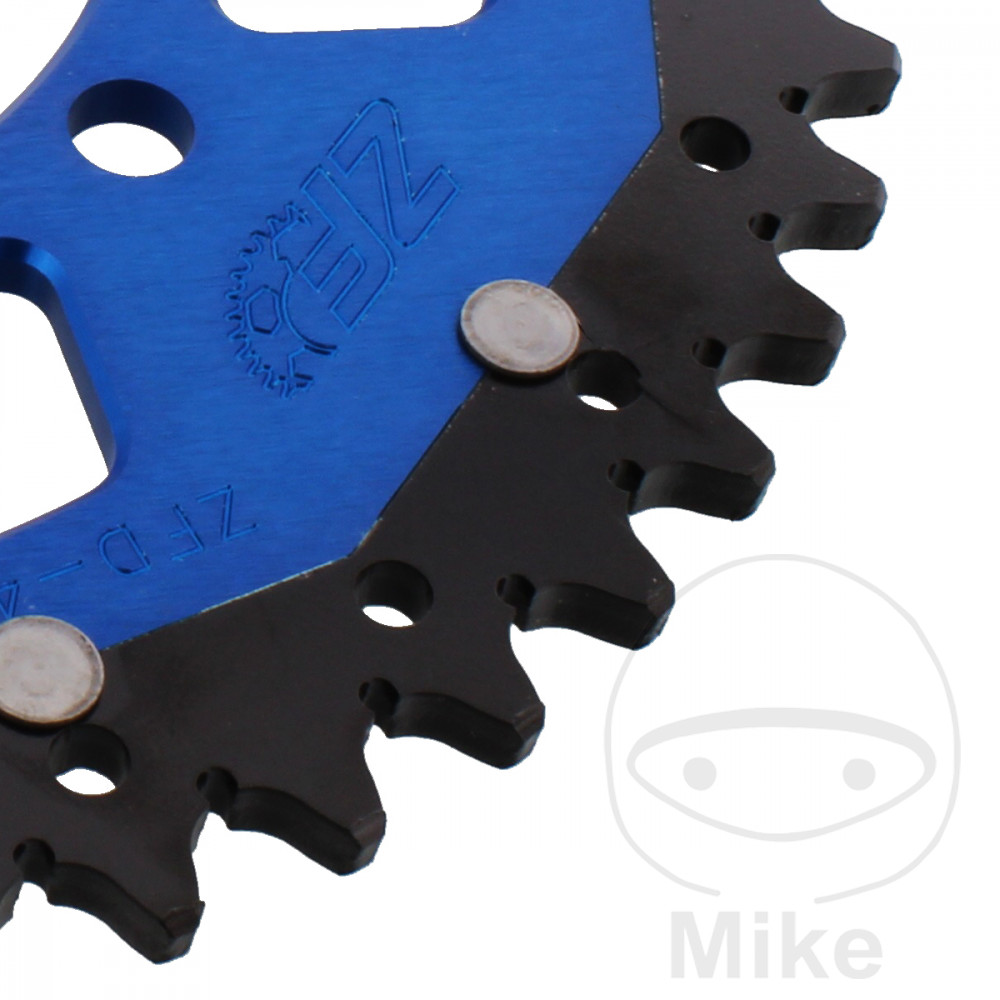 ZF Sprockets rozeta Dual 48Z typ 520 modrá ZF vnitřní průměr 110 rozteč děr 130 KAWASAKI EL 250 ELIMINATOR 88-95, ELIMINATOR 500 24-25, ER 500 TWISTER 97-06, GPZ 500 S 87-03, KLE 300 VERSYS X ABS 17-22, KLX 230 20, NINJA 250 SL 15-17...
