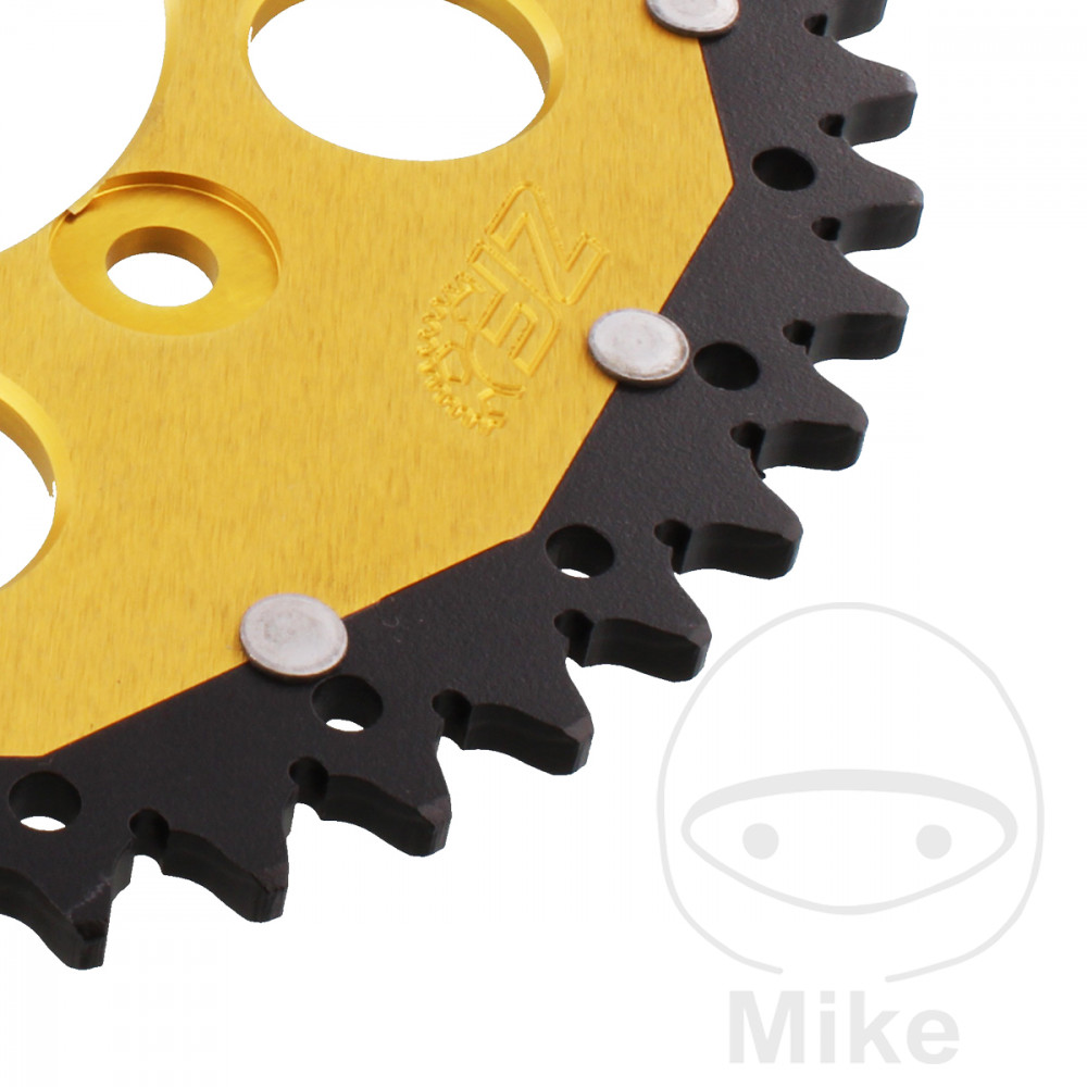 ZF Sprockets rozeta Dual 46Z typ 520 zlatá ZF vnitřní průměr 087 rozteč děr 110 SUZUKI GS 500 EU 89-00, GS 500 EUZ 89, GS 500 E 89-00, GS 500 EZ 89, GS 500 01-06, GS 500 U 01-06, GS 500 F 04-06...