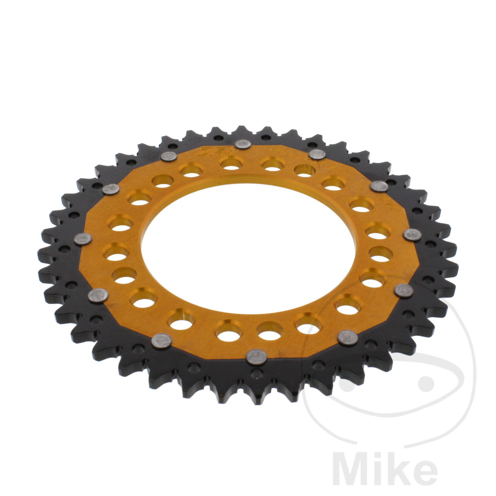 Levně ZF Sprockets rozeta Dual 42Z typ 525 zlatá ZF vnitřní průměr 112 rozteč děr 138 HONDA CB 600 F HORNET 98-15, CB 600 S F2 HORNET S 00-03, CB 600 FA