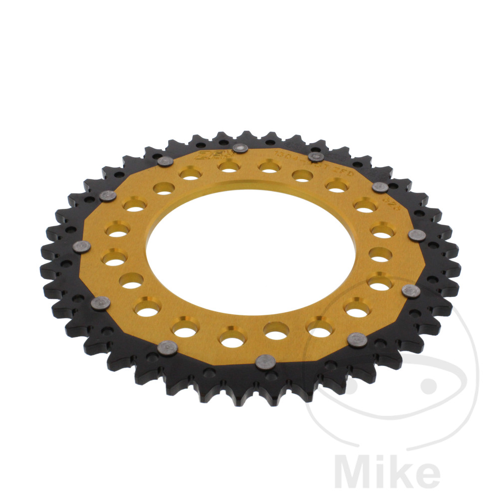 Levně ZF Sprockets rozeta Dual 43Z typ 525 zlatá ZF vnitřní průměr 112 rozteč děr 138 HONDA CB 600 F HORNET 98-15, CB 600 S F2 HORNET S 00-03, CB 600 FA