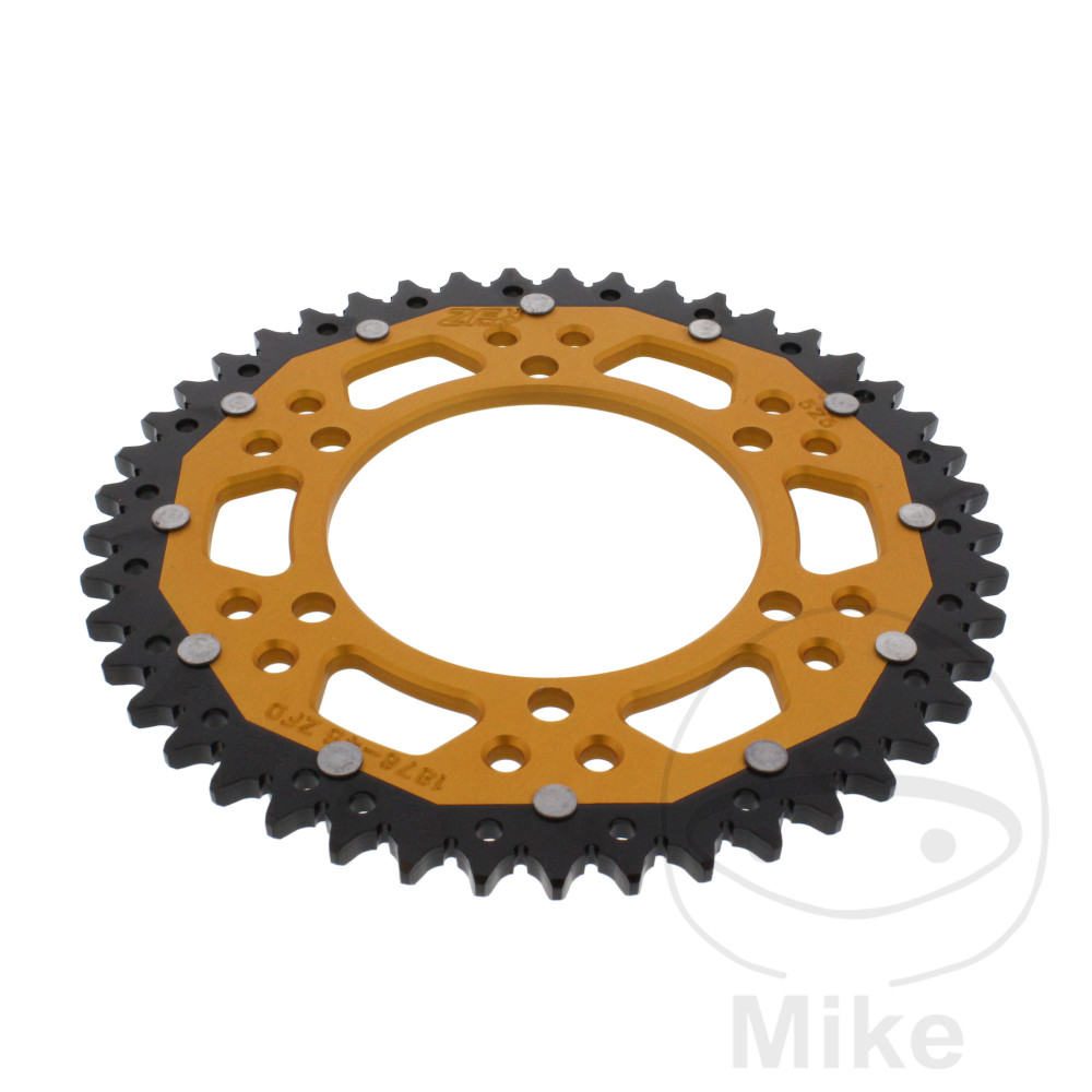 ZF Sprockets rozeta Dual 45Z typ 525 zlatá ZF vnitřní průměr 110 rozteč děr 130 SUZUKI GSX-R 600 11-17, GSX-R 600 UF 11-16, GSX-R 600 UE 11-13, GSX-R