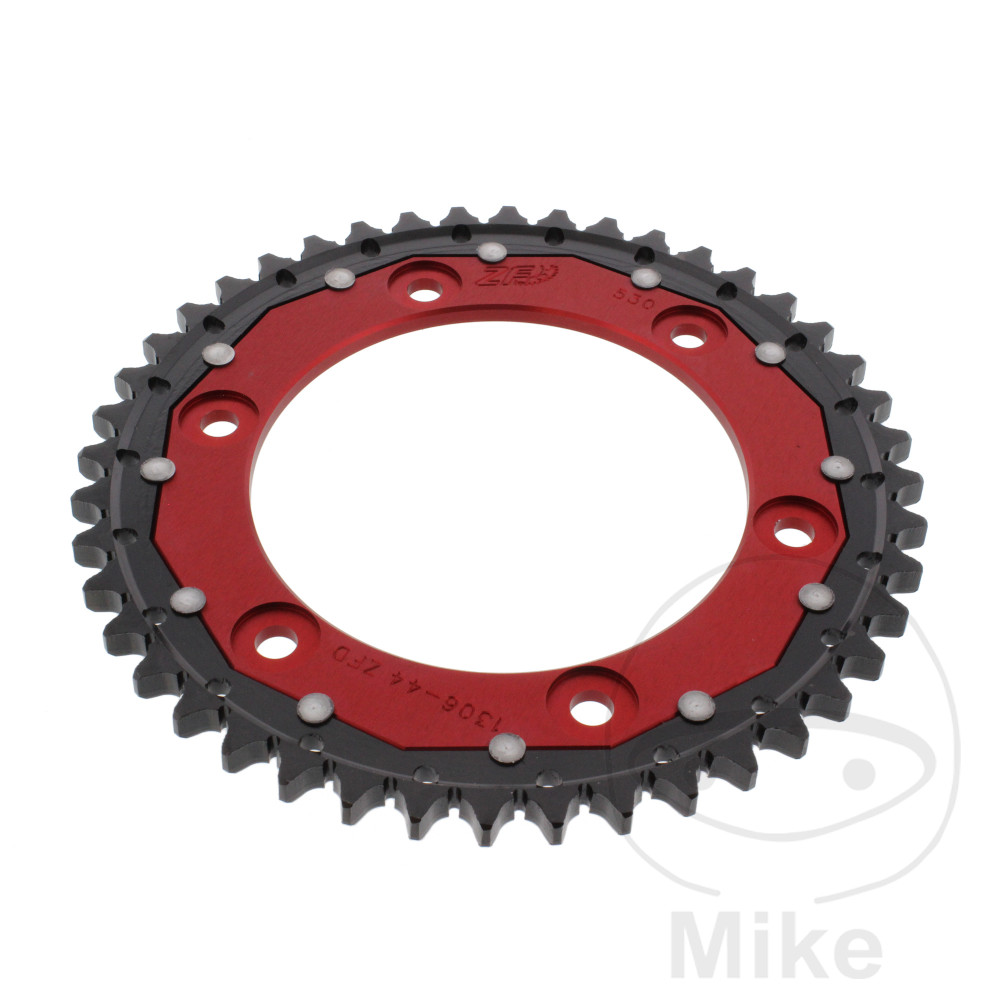 Levně ZF Sprockets rozeta DUA 44Z pro řetěz 530 červená ZF vnitřní průměr 134 rozteč děr 160 HONDA CBR 900 RR FIREBLADE 00-03, CBR 1000 RR FIREBLADE 04-16,