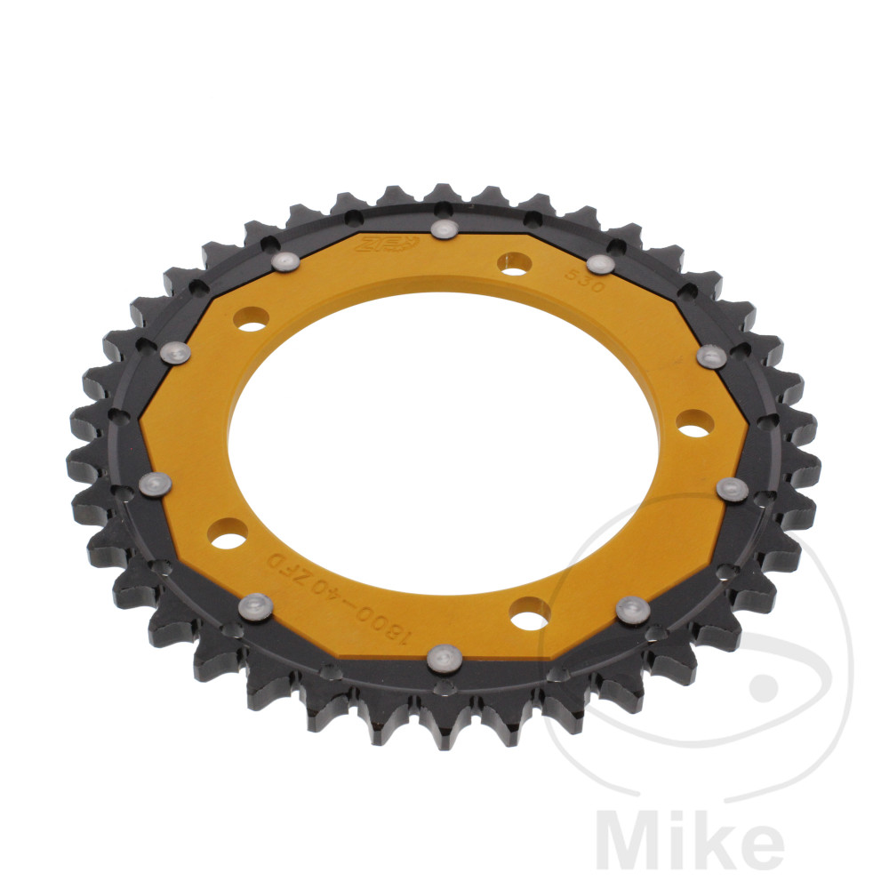 Levně ZF Sprockets rozeta DUA 40Z pro řetěz 530 GO ZF vnitřní průměr 120 rozteč děr 140 SUZUKI GSF 1200 S BANDIT 06, GSF 1200 BANDIT 06, GSF 1200 SA BANDIT