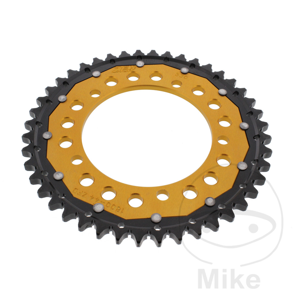 ZF Sprockets rozeta DUA 44Z pro řetěz 530 GO ZF vnitřní průměr 120 rozteč děr 140 SUZUKI GSF 1200 S BANDIT 06, GSF 1200 BANDIT 06, GSF 1200 SA BANDIT ABS 06, GSF 1200 A BANDIT ABS 06, GSF 1250 S BANDIT 07-10, GSF 1250 BANDIT 07-11, GSF 1250 SA BANDIT ABS