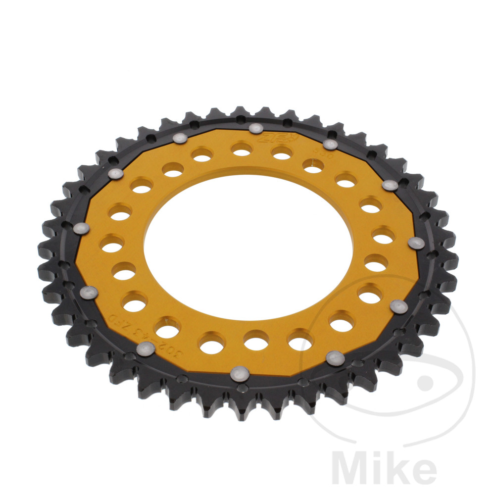 Levně ZF Sprockets rozeta DUA 43Z pro řetěz 530 GO ZF vnitřní průměr 112 rozteč děr 138 HONDA CB 900 F HORNET 02-06, CB 1100 SF X-11 00-03, CB 1100 A ABS