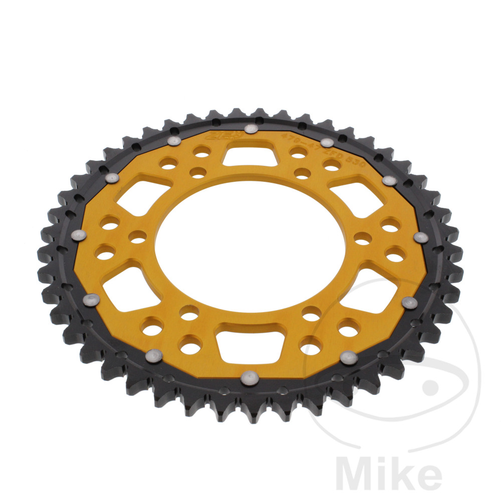 ZF Sprockets rozeta DUA 47Z pro řetěz 530 GO ZF vnitřní průměr 110 rozteč děr 130 KAWASAKI GPX 600 R 88-99, GPZ 600 R NINJA 85-90, MZ/MUZ 1000 1000 S