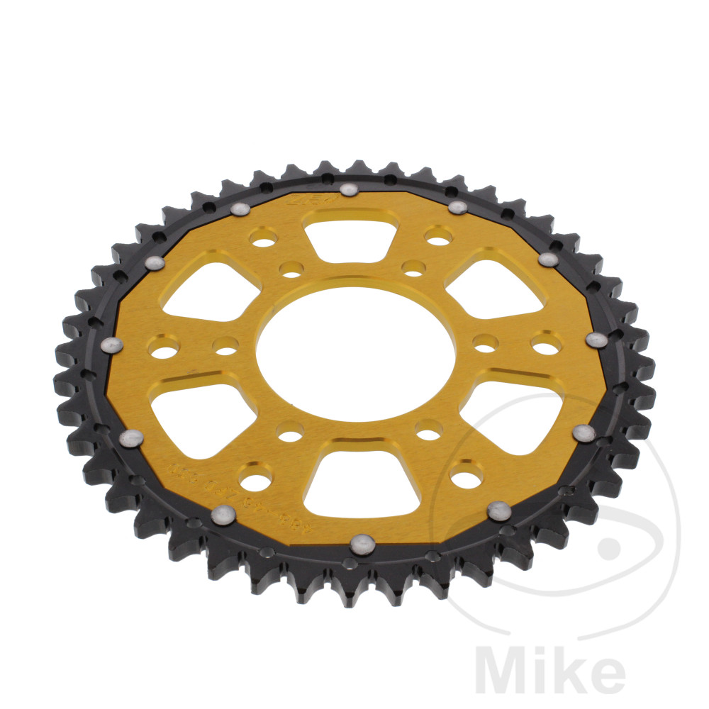 ZF Sprockets rozeta DUA 46Z pro řetěz 530 GO ZF vnitřní průměr 080 rozteč děr 104 KAWASAKI Z 650 78-80, ZRX 1200 R KAPOTÁŽ ŘIDÍTEK 01-06, ZRX 1200 S ČÁSTEČNÁ KAPOTÁŽ 01-04, ZRX 1200 01-04, ZX-12R 1200 NINJA 00-06, ZX-9R 900 NINJA 94-01, ZX-9R 900 NINJA