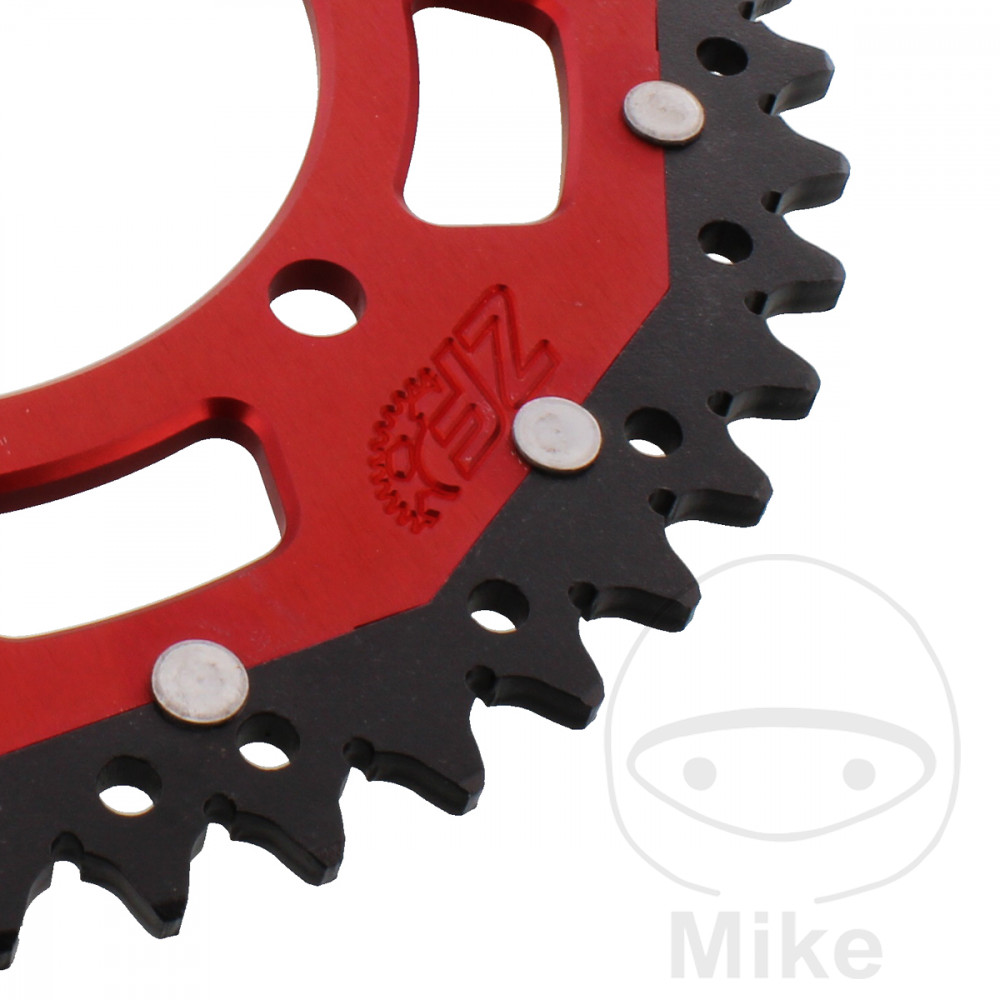 ZF Sprockets rozeta Dual 45Z typ 520 červená ZF vnitřní průměr 110 rozteč děr 130 KAWASAKI EL 250 ELIMINATOR 88-95, ELIMINATOR 500 24-25, ER 500