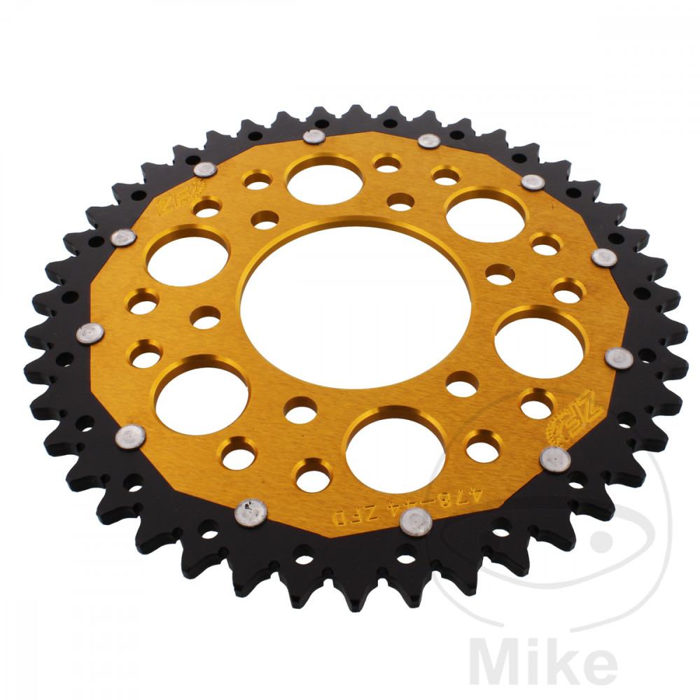 ZF Sprockets rozeta DUA 44Z pro řetěz 520 GO ZF vnitřní průměr 080 rozteč děr 104 CFMOTO CL-X 700 HERITAGE ABS 22-25, CL-X 700 SPORT ABS 22-25, CL-X 700 ADVENTURE ABS 23-25, NK 650 ABS 20-21, KAWASAKI ER-6F 650 06-17, ER-6F 650 ABS 06-17, ER-6N 650 05-1