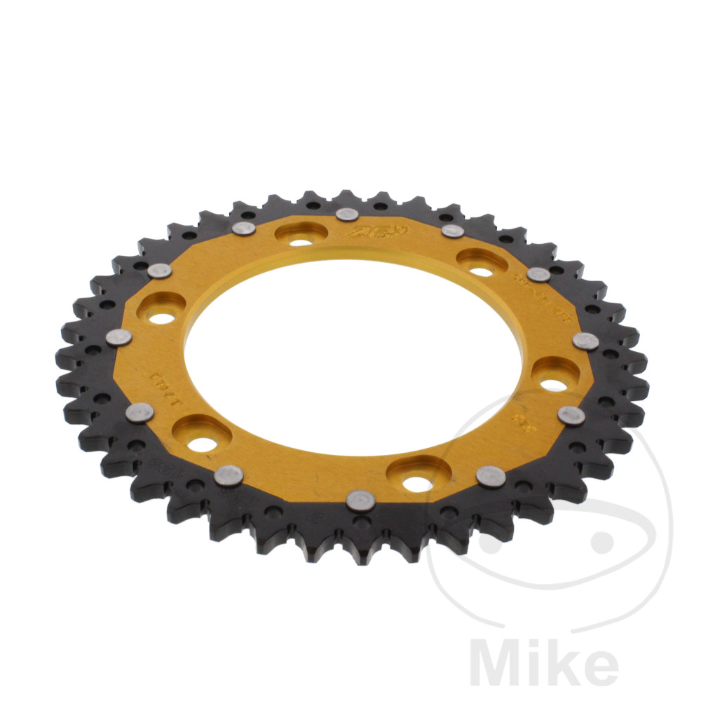 Levně ZF Sprockets rozeta Dual 42Z typ 525 zlatá ZF vnitřní průměr 125 rozteč děr 150 KTM ADVENTURE 950 LC8 03-05, ADVENTURE 950 S LC8 03-05, ADVENTURE 990