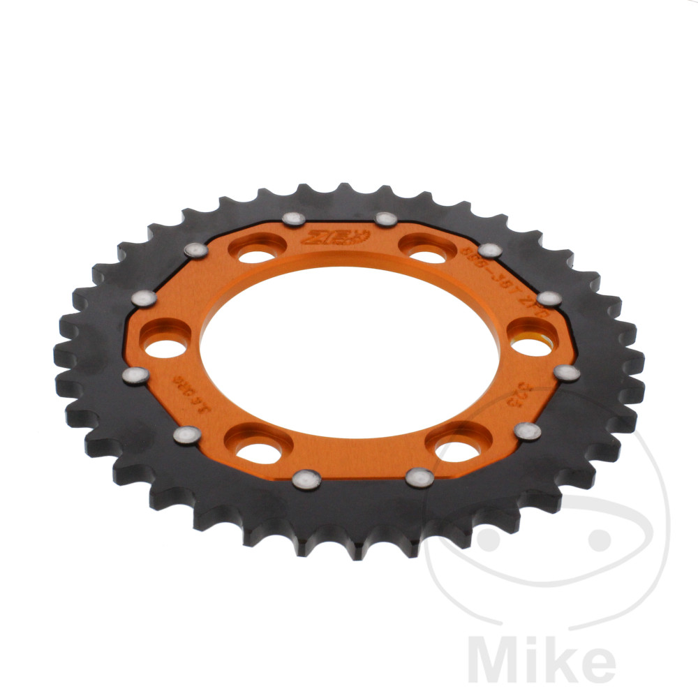 Levně ZF Sprockets rozeta Dual 38Z typ 525 oranžová ZF vnitřní průměr 101 rozteč děr 124 KTM RC8 1190 08-11, RC8 1190 R 09-15, RC8 1190 R RED BULL 10, RC8