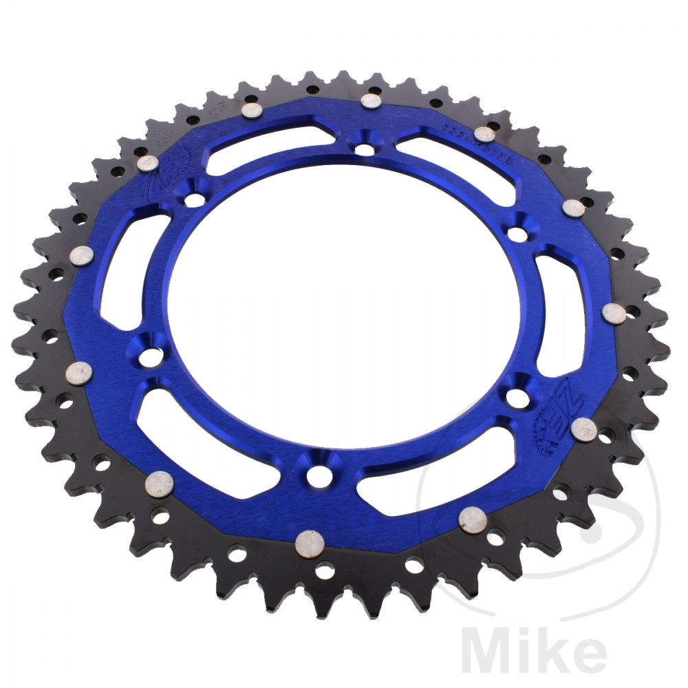 ZF Sprockets rozeta Dual 49Z typ 520 modrá ZF vnitřní průměr 136 rozteč děr 156 BETA RR 125 LC 2T RACE 25-26, RR 125 LC 2T RACING 24, RR 200 LC 2T RACE 26, RR 250 4T ENDURO 05-07, RR 350 4T ENDURO 11-12, RR 350 4T FACTORY 12-14, RR 350 EFI RACE 25-26...