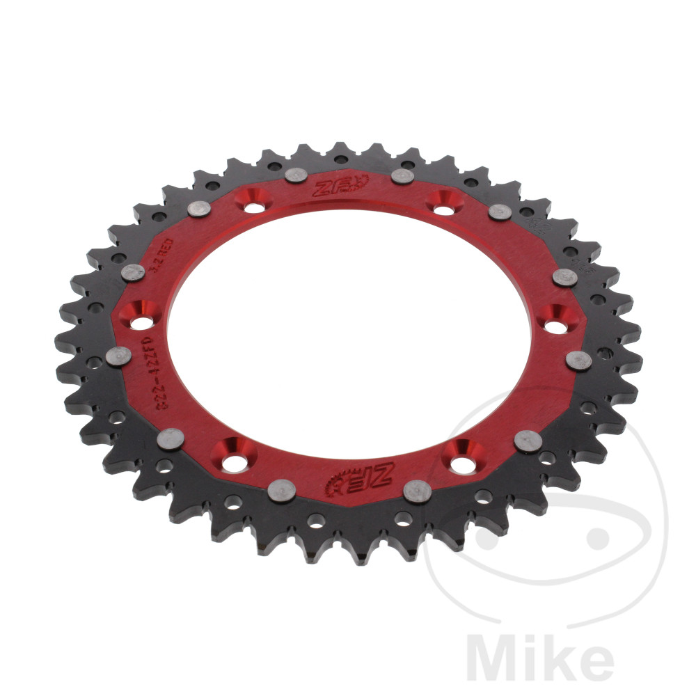ZF Sprockets rozeta Dual 42Z typ 520 červená Vnitřní průměr 136 rozteč děr 156 BETA RR 125 LC 2T RACE 25-26, RR 125 LC 2T RACING 24, RR 200 LC 2T RACE 26, RR 250 4T ENDURO 05-07, RR 350 4T ENDURO 11-12, RR 350 4T FACTORY 12-14, RR 350 EFI RACE 25-26...