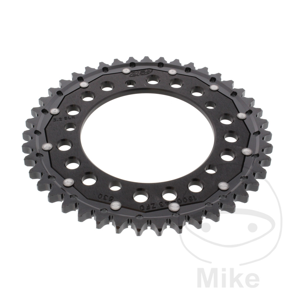 Levně ZF Sprockets rozeta DUA 43Z pro řetěz 530 černá ZF vnitřní průměr 120 rozteč děr 140 SUZUKI GSF 1200 S BANDIT 06, GSF 1200 BANDIT 06, GSF 1200 SA
