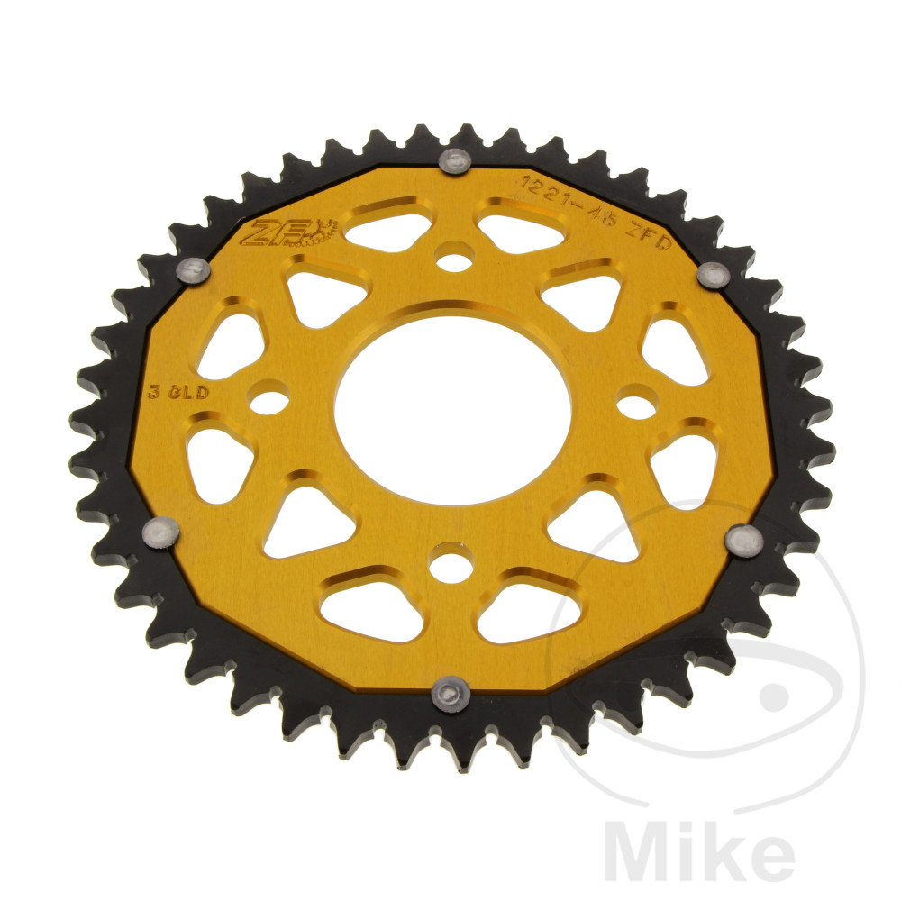 Levně ZF Sprockets rozeta DUA 45Z pro řetěz 428 GO ZF vnitřní průměr 058 rozteč děr 090 HONDA CB 125 F (GLR125) 15-16, CB 125 F (GLR125WH) CBS 17-20, CBR
