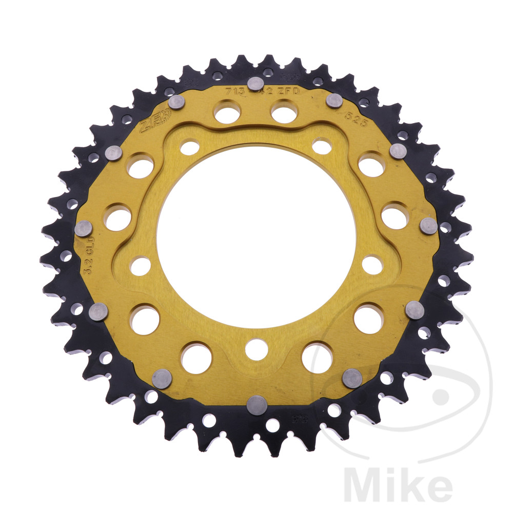 Levně ZF Sprockets rozeta DUA 42Z pro řetěz 525 GO ZF vnitřní průměr 100 rozteč děr 120 APRILIA RSV4 1000 RR ABS 15-20, RSV4 1000 R ABS APRC 13-15, RSV4