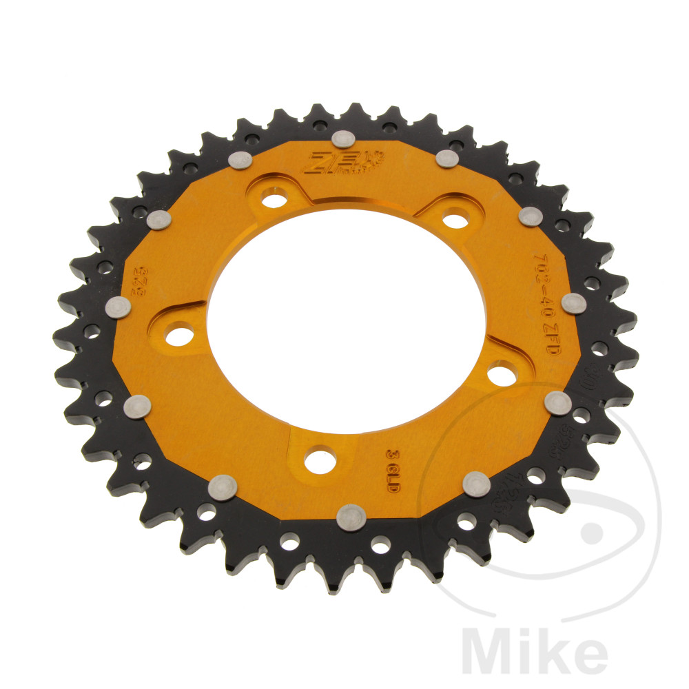 Levně ZF Sprockets rozeta DUA 40Z pro řetěz 525 GO ZF vnitřní průměr 100 rozteč děr 120 APRILIA CAPONORD 1200 ABS 13-17, CAPONORD 1200 RALLY ABS 15-17,