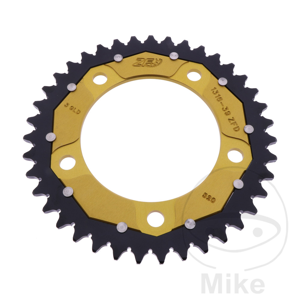 Levně ZF Sprockets rozeta DUA 39Z pro řetěz 520 GO ZF vnitřní průměr 112 rozteč děr 138 HONDA CB 500 F 13-15, CB 500 FA ABS 13-21, CB 500 XA ABS 13-18, CB