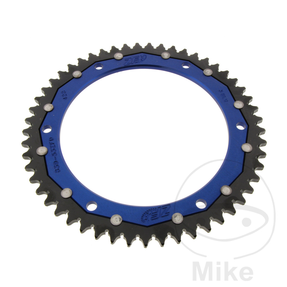 Levně ZF Sprockets rozeta DUA 53Z pro řetěz 428 modrá ZF vnitřní průměr 152 rozteč děr 175 YAMAHA DT 125 RE 04-06, DT 125 RE MX EVERTS 05-06, DT 125 X