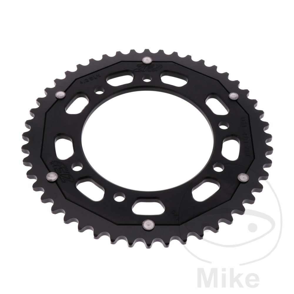 Levně ZF Sprockets rozeta DUA 48Z pro řetěz 420 černá ZF vnitřní průměr 105 rozteč děr 125 APRILIA RX 50 06-10, SX 50 SM 06-11, DERBI SENDA 50 SM DRD 03-04,