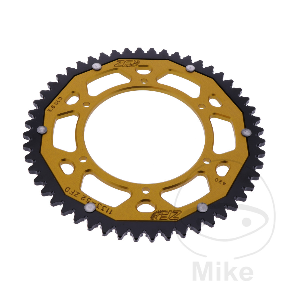 Levně ZF Sprockets rozeta DUA 52Z pro řetěz 420 GO ZF vnitřní průměr 108 rozteč děr 123 APRILIA RS 50 /REPLICA 06-10, RS4 50 EURO4 18-19, RS4 50 EURO4