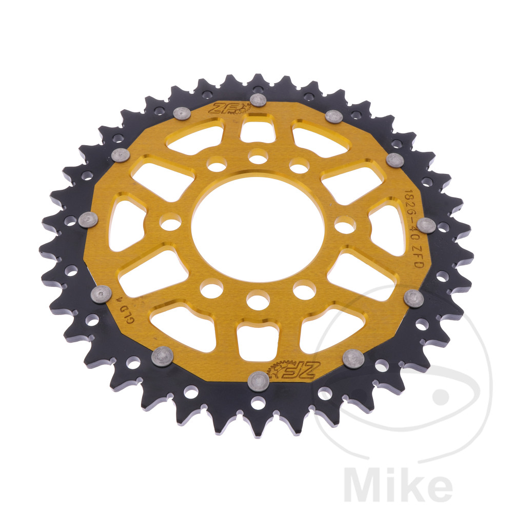 Levně ZF Sprockets rozeta DUA 40Z pro řetěz 520 GO ZF vnitřní průměr 136 rozteč děr 156 ARCTIC CAT/TEXTRON DVX 400 2WD 04-08, KAWASAKI KFX 400 KSF 03-06,