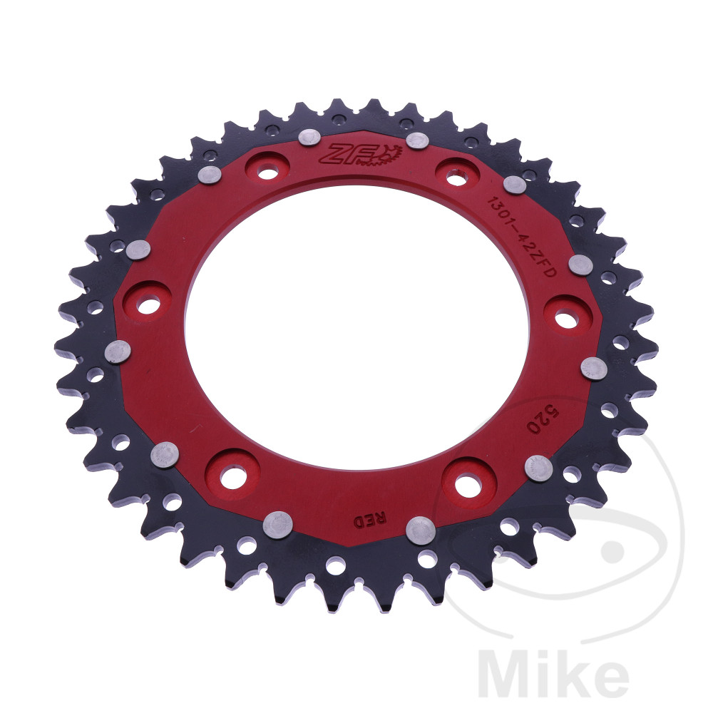 Levně ZF Sprockets rozeta DUA 42Z pro řetěz 520 červená ZF vnitřní průměr 125 rozteč děr 153 HONDA CRF 300 L A ABS 21-25, CRF 300 LRA RALLY ABS 21-25
