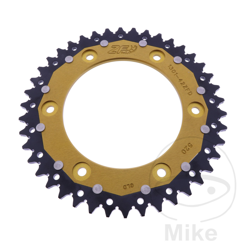 Levně ZF Sprockets rozeta DUA 42Z pro řetěz 520 GO ZF vnitřní průměr 125 rozteč děr 153 HONDA CRF 300 L A ABS 21-25, CRF 300 LRA RALLY ABS 21-25
