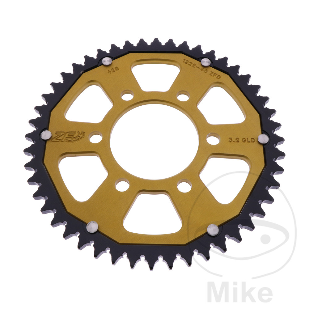 ZF Sprockets rozeta DUA 48Z pro řetěz 428 GO ZF vnitřní průměr 068 rozteč děr 090 HONDA CB 125 R NEO SPORTS CAFE (CBF125NA) ABS 18-25