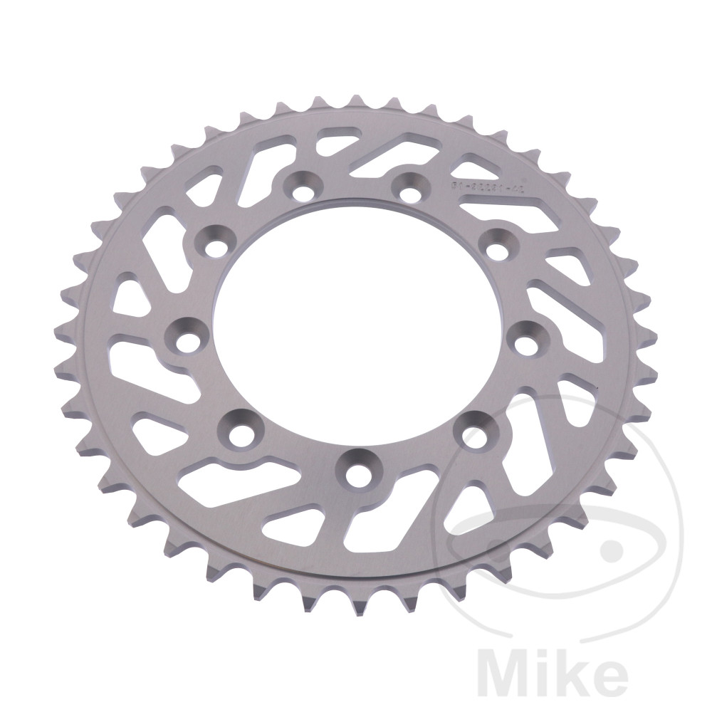 Esjot rozeta ALU 42Z pro řetěz 520 SI ESJ vnitřní průměr 105 rozteč děr 124 TM RACING EN 125 05-19, RACING EN 125 F I 20-24, RACING EN 125 F I ES 25, RACING EN 144 08-24, RACING EN 144 F I 20-24, RACING EN 250 F 4T 05-10, RACING EN 250 2T 05-24...