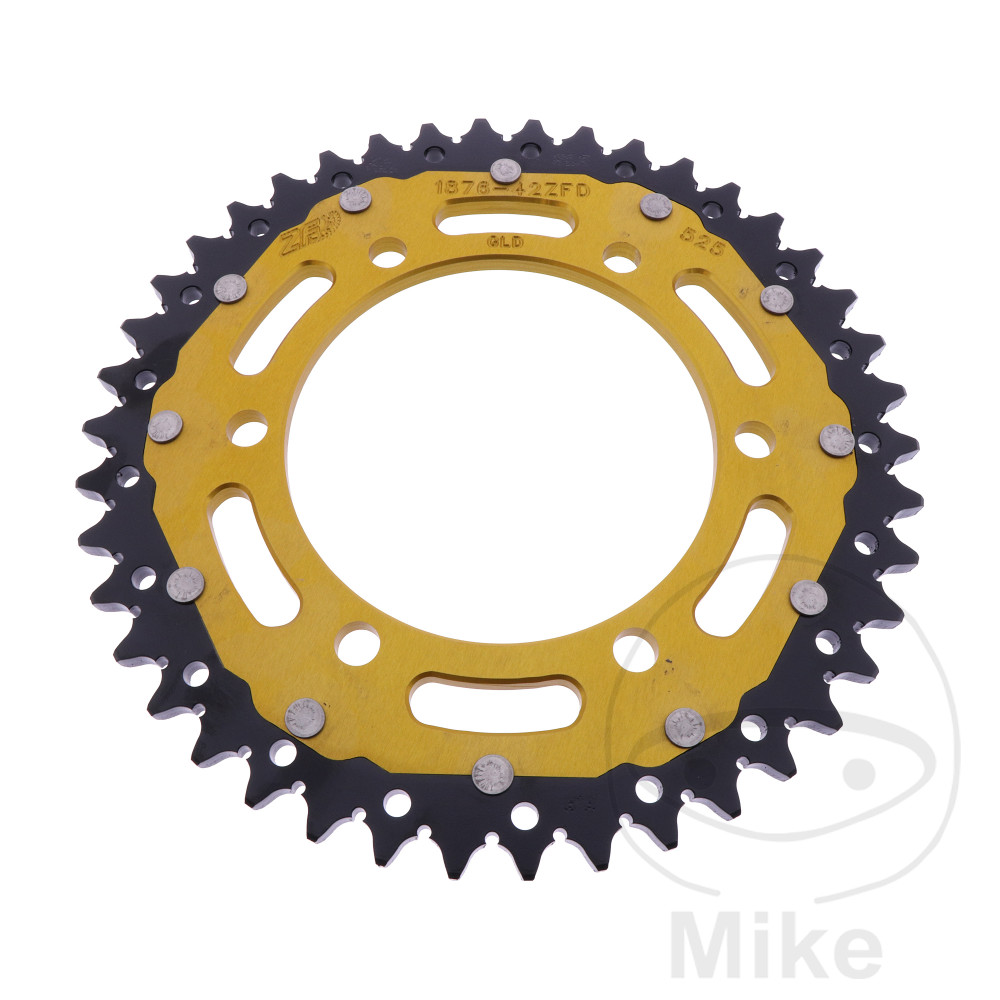 ZF Sprockets rozeta DUA 42Z pro řetěz 525 GO ZF vnitřní průměr 110 rozteč děr 130 SUZUKI GSX-R 600 11-17, GSX-R 600 UF 11-16, GSX-R 600 UE 11-13, GSX-R 600 30TH ANNIVERSARY 16, GSX-R 600 UF ANNIVERSARY 16, GSX-R 750 X 05, GSX-R 750 XU2 05...