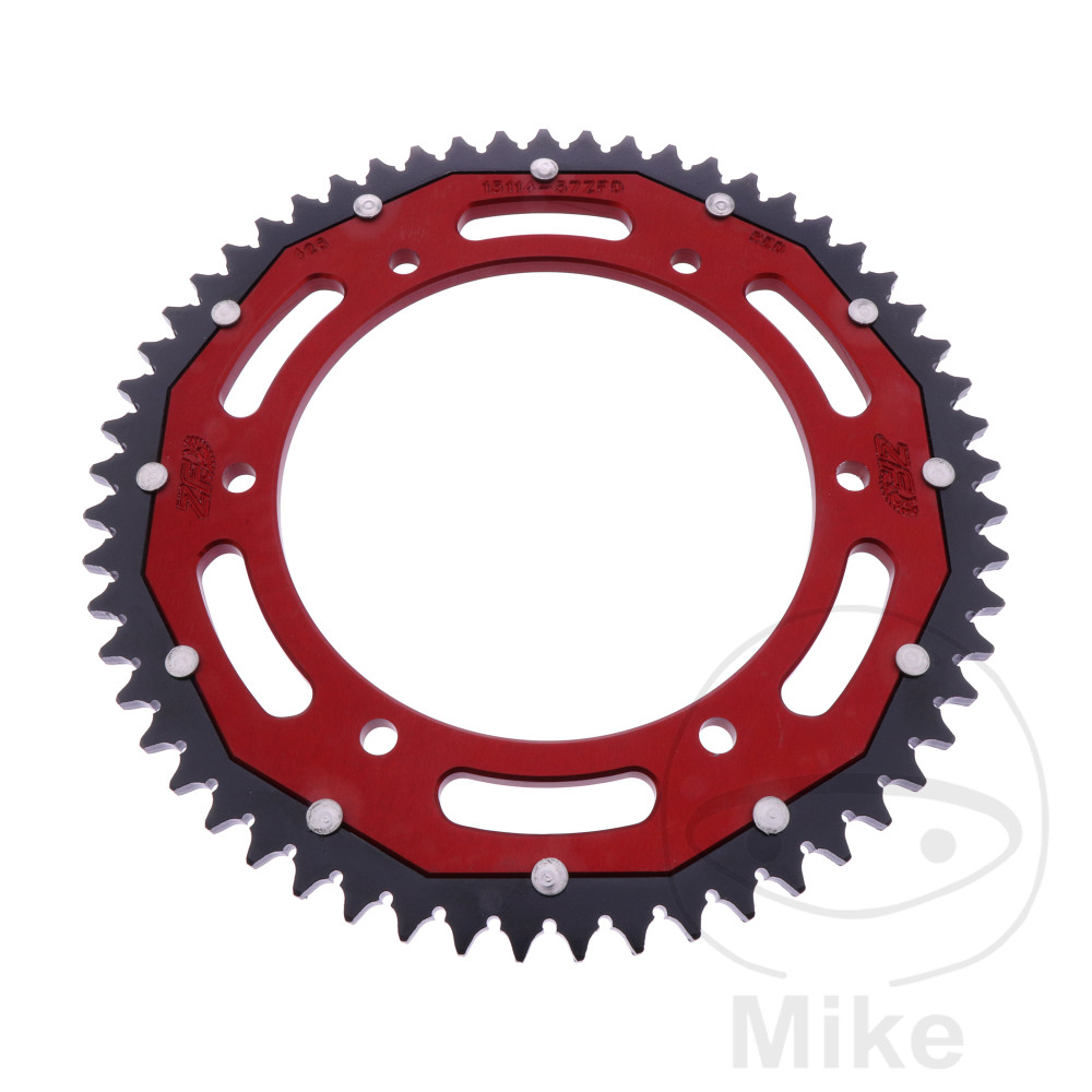 Levně ZF Sprockets rozeta DUA 57Z pro řetěz 428 červená ZF vnitřní průměr 136 rozteč děr 156 FANTIC CABALLERO 125 DELUXE ABS 21-24, CABALLERO 125 FLAT TRACK