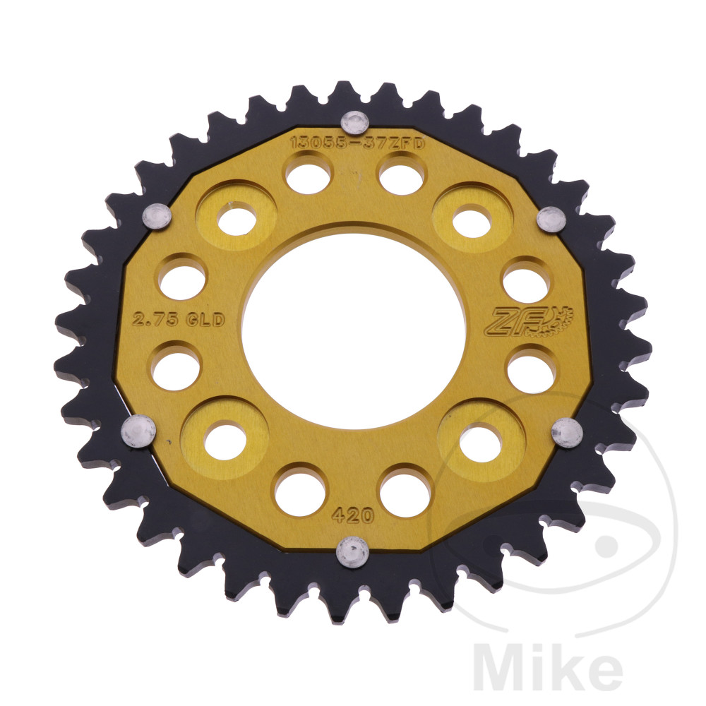 ZF Sprockets rozeta DUA 37Z pro řetěz 420 GO ZF vnitřní průměr 058 rozteč děr 090 HONDA MSX 125 A GROM ABS 21-24, Z 125 MA MONKEY ABS 22-25