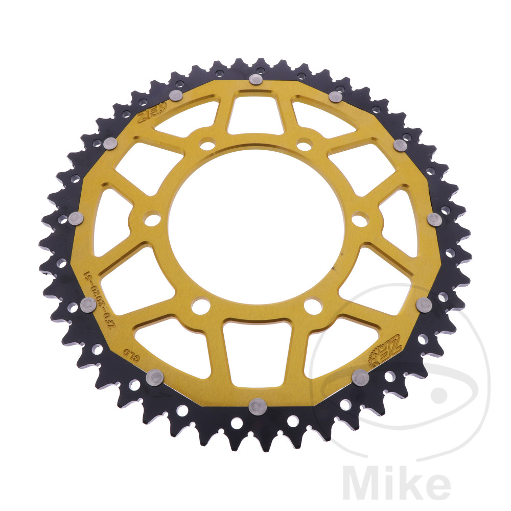 ZF Sprockets rozeta DUA 51Z pro řetěz 520 GO ZF vnitřní průměr 106 rozteč děr 125 TRIUMPH BONNEVILLE 900 EFI T100 ABS 17-25, BONNEVILLE 900 EFI T100 BLACK ABS 17-21, BONNEVILLE 900 EFI T100 BUD EKINS ABS 20-21, BONNEVILLE 900 EFI T100 CHROME EDITION ABS 2