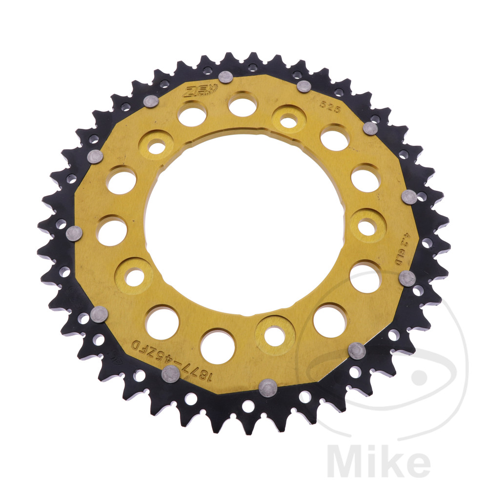 ZF Sprockets rozeta DUA 45Z pro řetěz 525 GO ZF vnitřní průměr 112 rozteč děr 138 YAMAHA MT-09 900 ABS MTN890 21-25, MT-09 900 SP ABS MTN890-D 21-25, MT-09 900 ABS MTN890-U 22-25, MT-09 900 SP ABS MTN890-D-U 22-24, MT-09 900 Y-AMT ABS MTN890-S 24-25,