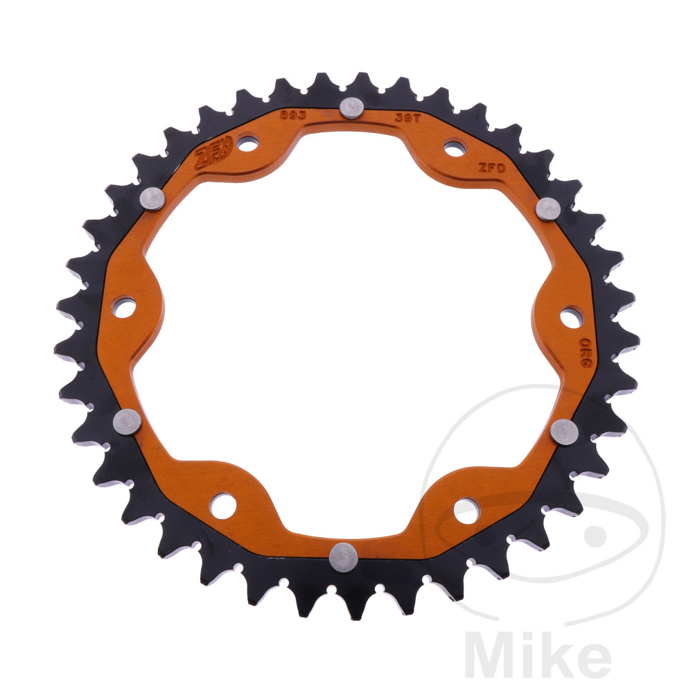 ZF Sprockets rozeta DUA 39Z pro řetěz 525 černá ZF vnitřní průměr 153 rozteč děr 155 KTM BRABUS 1300 R ABS EURO5 22, BRABUS 1300 R EDITION ABS EURO5 23, BRABUS 1300 R MASTERPIECE EDITION ABS EURO5 23-24, SUPER DUKE 1290 R LC8 ABS 14-20, SUPER DUKE 1290