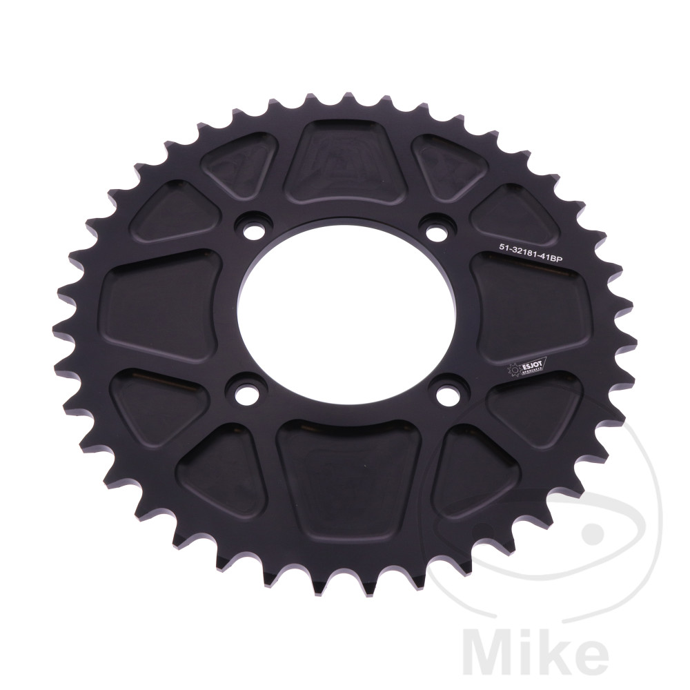 Esjot rozeta ALU 41Z pro řetěz 520 černá Esjot BETA EVO 125 16-25, EVO 125 FACTORY 16-26, EVO 200 09-24, EVO 200 FACTORY 21-24, EVO 250 4T 09-18, EVO 250 2T 15-25, EVO 250 2T FACTORY 15-26...