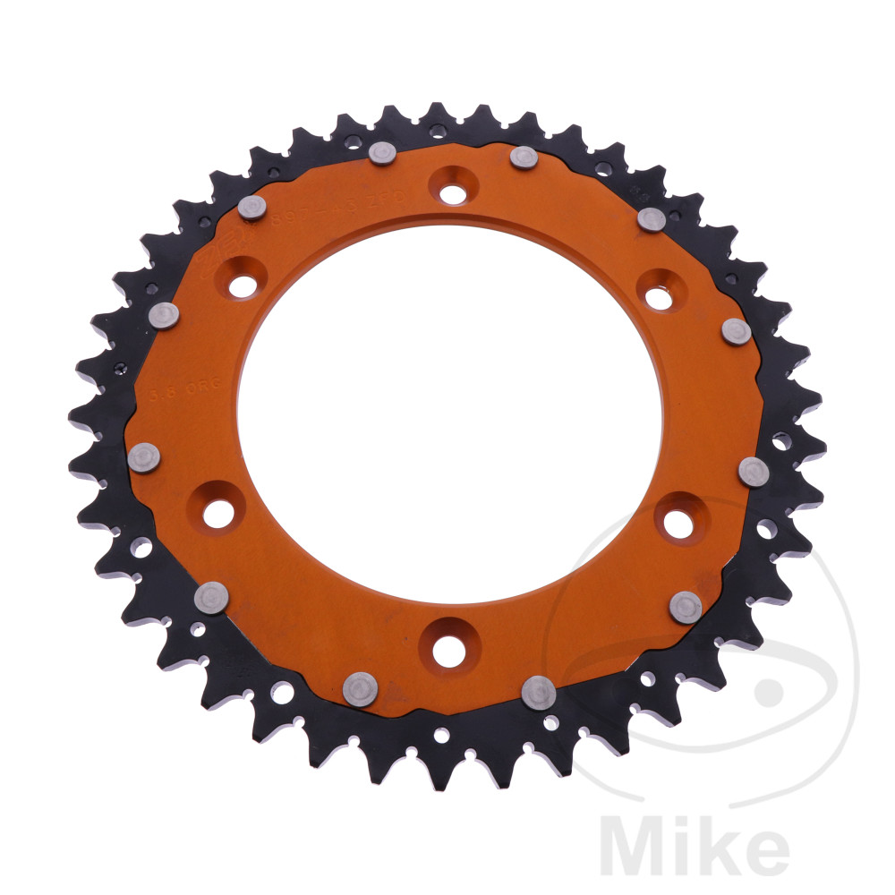 ZF Sprockets rozeta DUA 43Z pro řetěz 520 černá ZF vnitřní průměr 125 rozteč děr 150 BETA ALP 40 350 FARBE ROT 24-25, ALP 40 350 FARBE WEISS 24-25, ALP X 350 FARBE DUNKELGRAU 24-25, ALP X 350 FARBE GRAU 24-25, CFMOTO MT 800 LIMITED EDITION ABS 23-24, MT 8