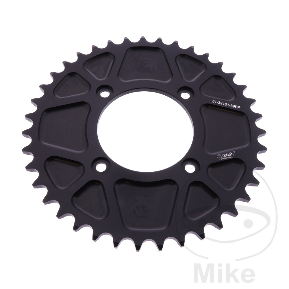 Esjot rozeta ALU 39Z pro řetěz 520 černá Esjot BETA EVO 125 16-25, EVO 125 FACTORY 16-26, EVO 200 09-24, EVO 200 FACTORY 21-24, EVO 250 4T 09-18, EVO 250 2T 15-25, EVO 250 2T FACTORY 15-26...
