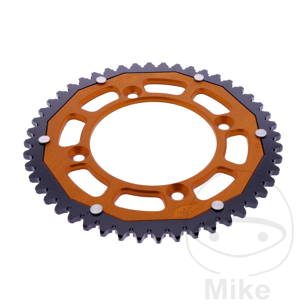 ZF Sprockets rozeta DUA 48Z pro řetěz 420 černá ZF vnitřní průměr 098 rozteč děr 118 GAS GAS MC 65 25-26, KTM SX 65 25