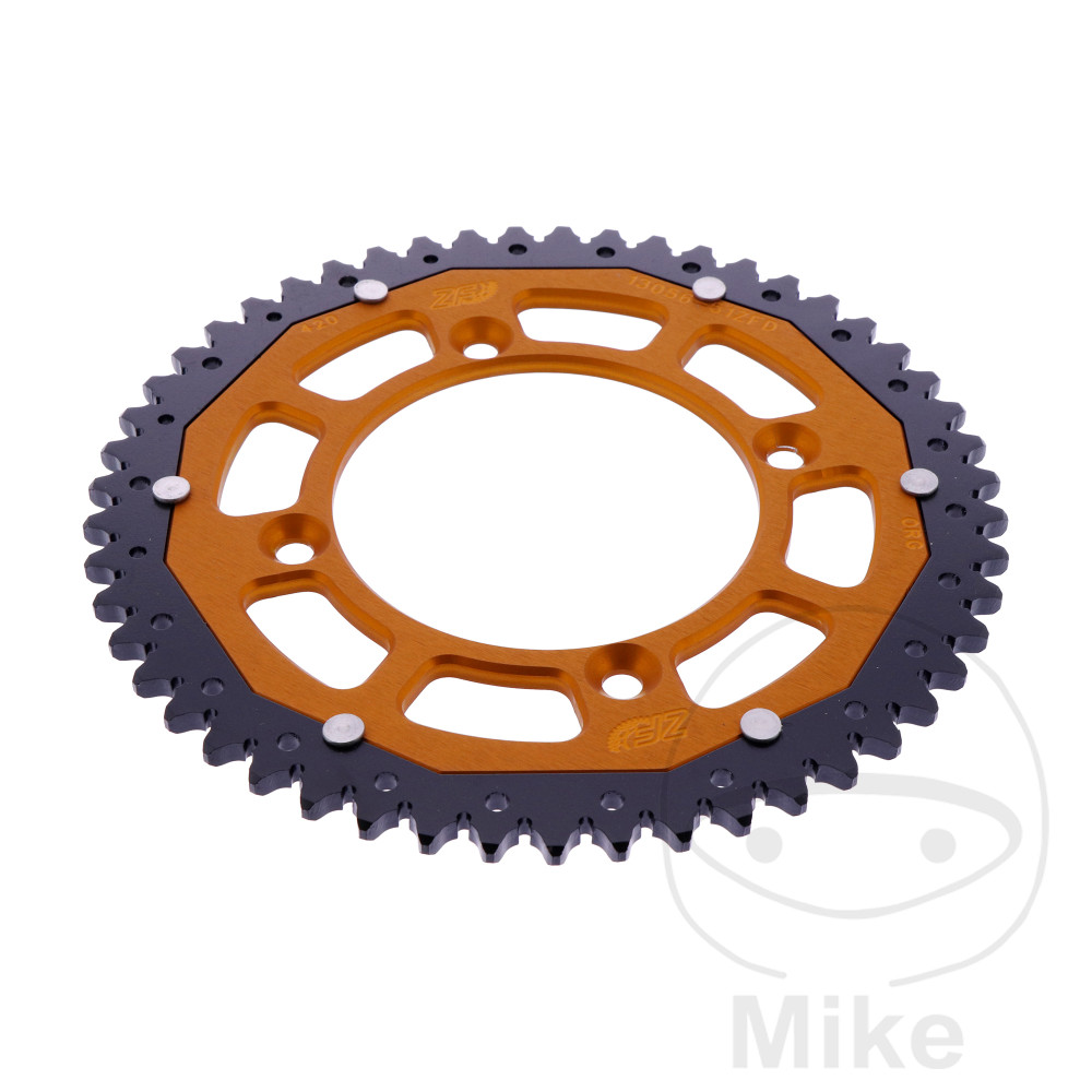 ZF Sprockets rozeta DUA 51Z pro řetěz 420 černá ZF vnitřní průměr 098 rozteč děr 118 GAS GAS MC 65 25-26, KTM SX 65 25