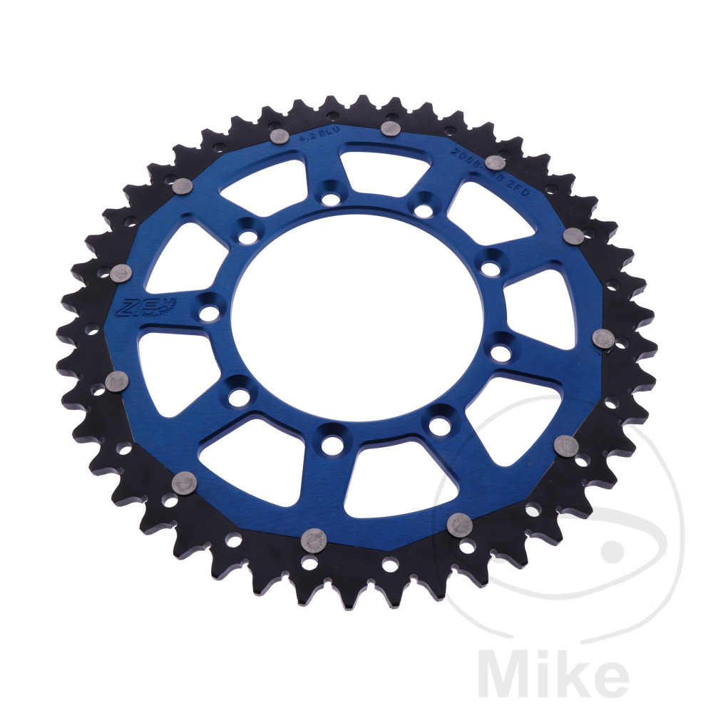 Levně ZF Sprockets rozeta DUA 48Z pro řetěz 520 modrá ZF vnitřní průměr 105 rozteč děr 124 TM RACING EN 125 05-19, RACING EN 125 F I 20-24, RACING EN 125 F