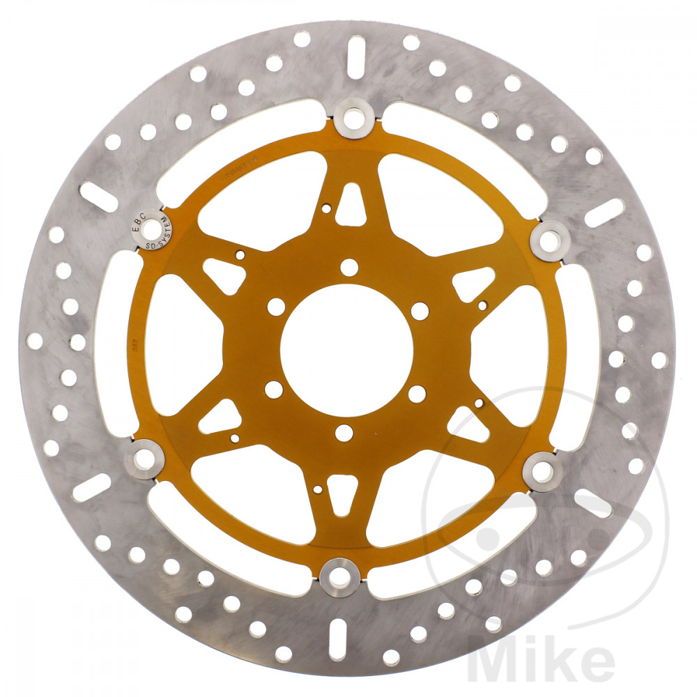Levně EBC brzdový kotouč X EBC Nerezová ocel BMW HP4 1000 ABS 12-16, HP4 1000 COMPETITION ABS 13-16, S 1000 R ABS 17-20, S 1000 R ABS DTC 17-20, S 1000 R